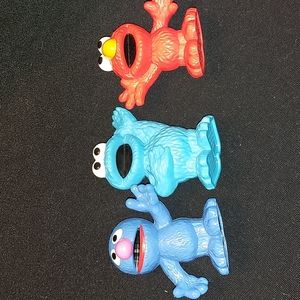 SOLD-Plastic Sesame Street figuree